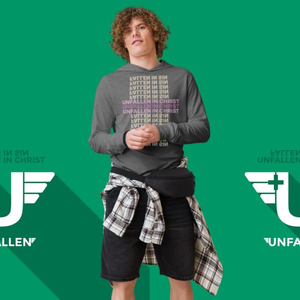 UNfallen Falling Hooded long-sleeve tee - Image 2